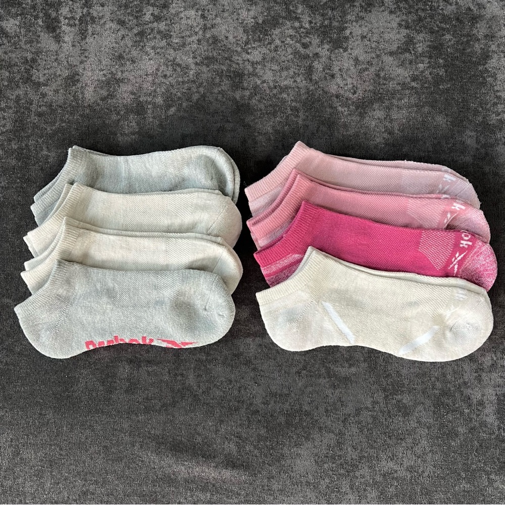 NWOT Reebok Women's 8-Pack Cushion Low-Cut Sock